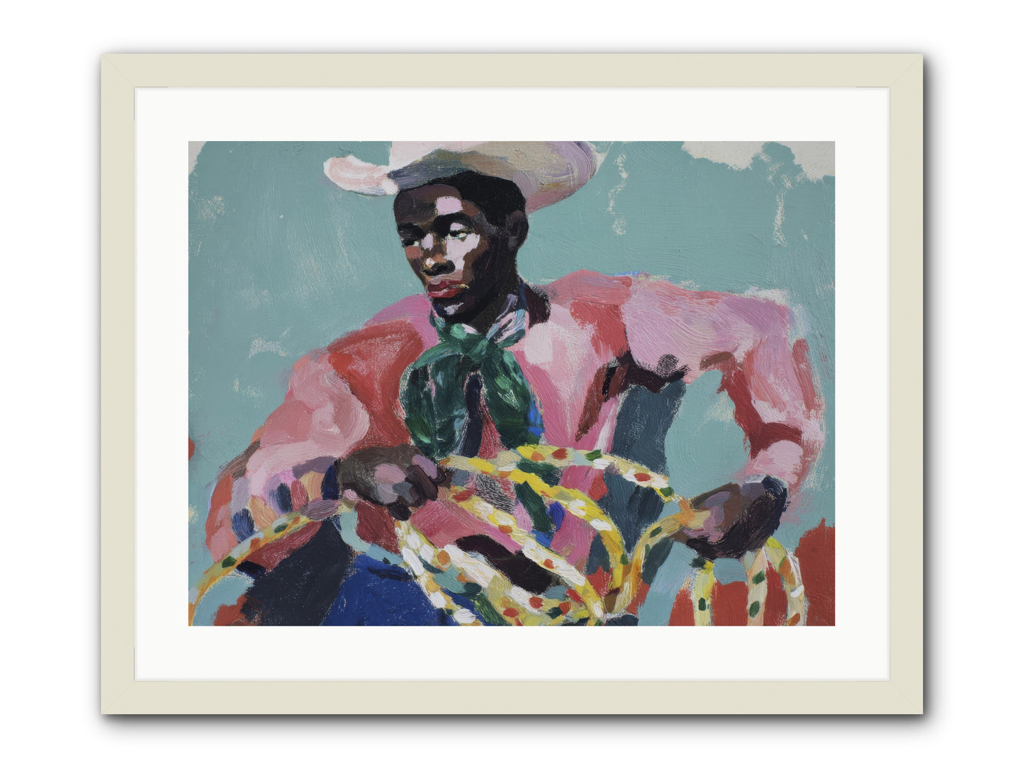 When Dreams Wore Bridles -- Framed Print - White 24x18