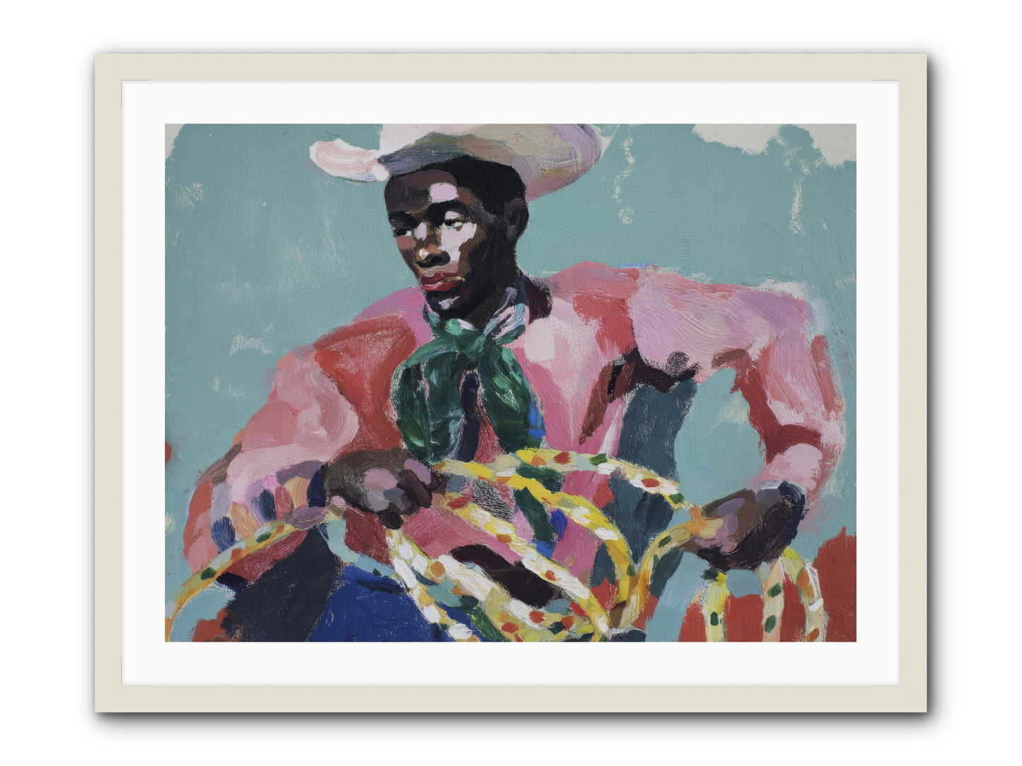 When Dreams Wore Bridles -- Framed Print - White 32x24
