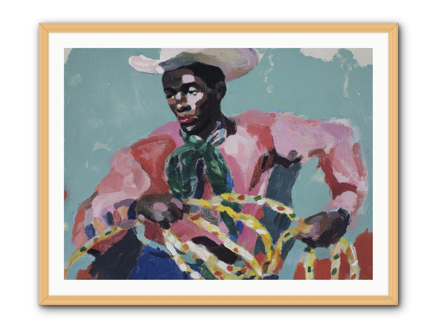 When Dreams Wore Bridles -- Framed Print - Natural 40x30