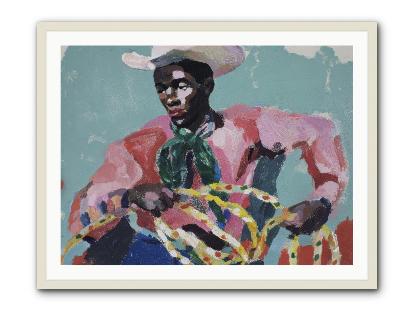 When Dreams Wore Bridles -- Framed Print - White 40x30