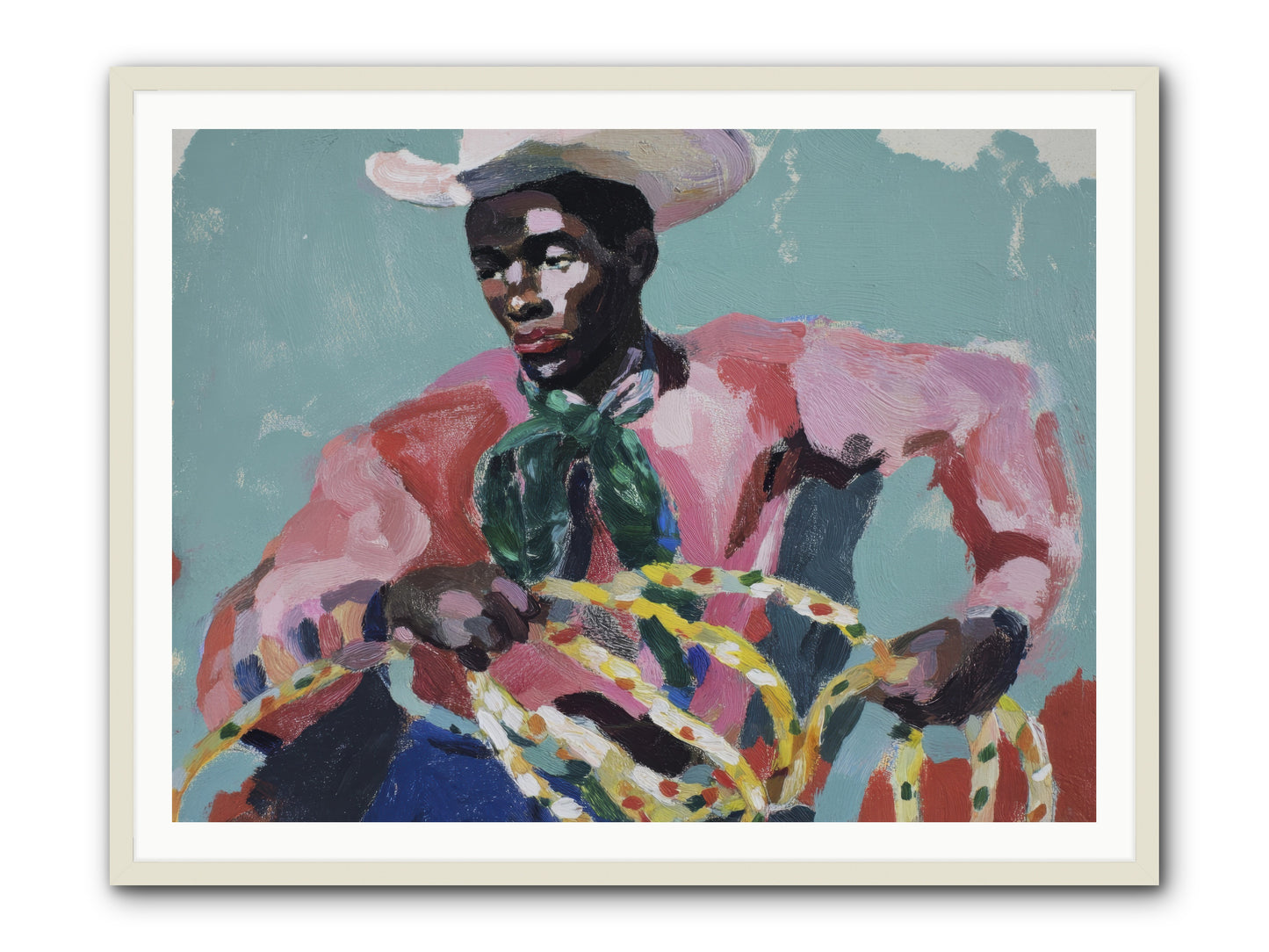 When Dreams Wore Bridles -- Framed Print - White 48x36