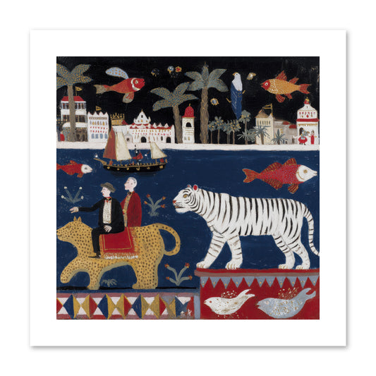 When Dreams Wore Stripes -- Paper Print 10x10