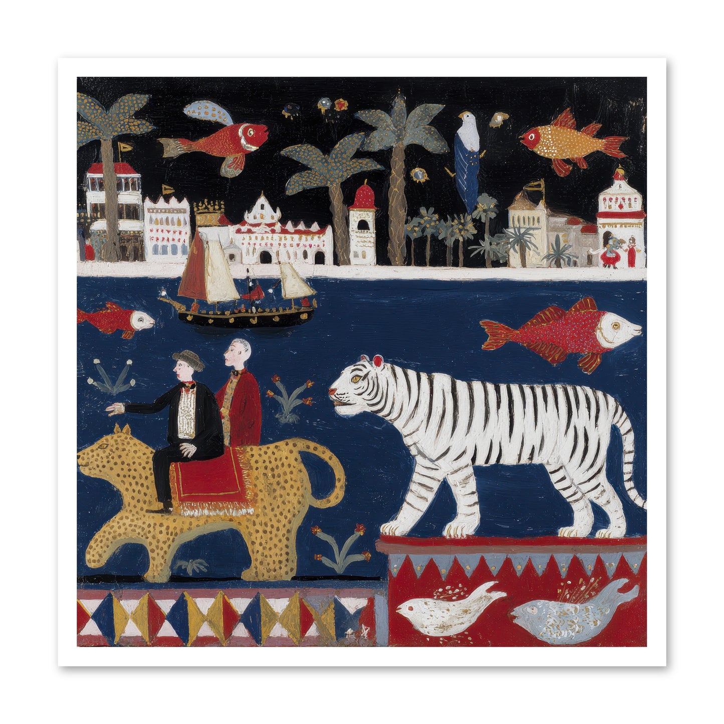 When Dreams Wore Stripes -- Paper Print 30x30