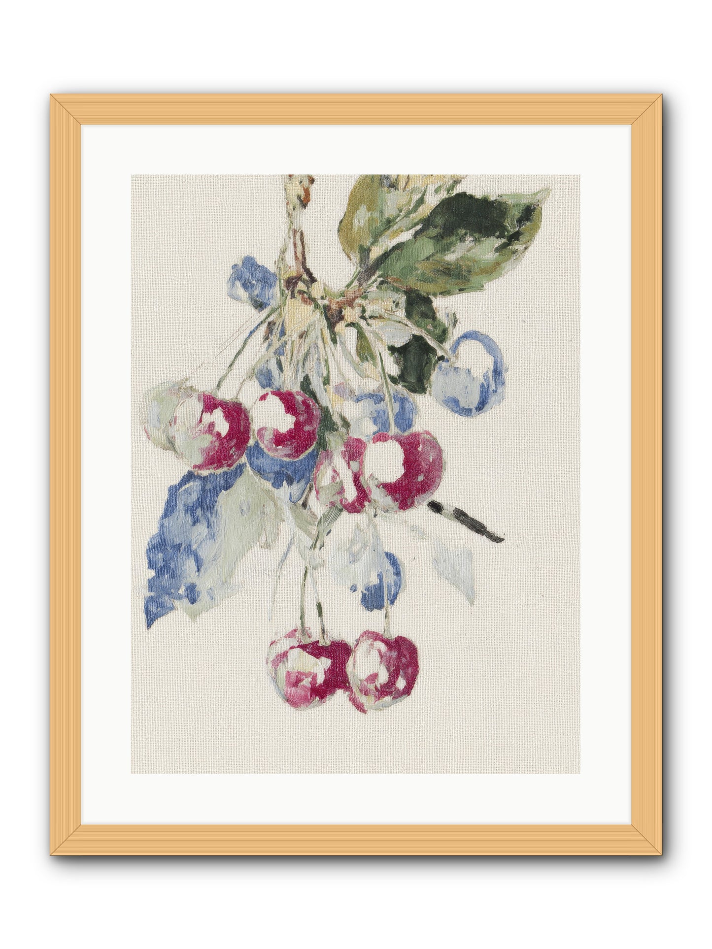 When Earth Offered Grace -- Framed Print - Natural 18x24
