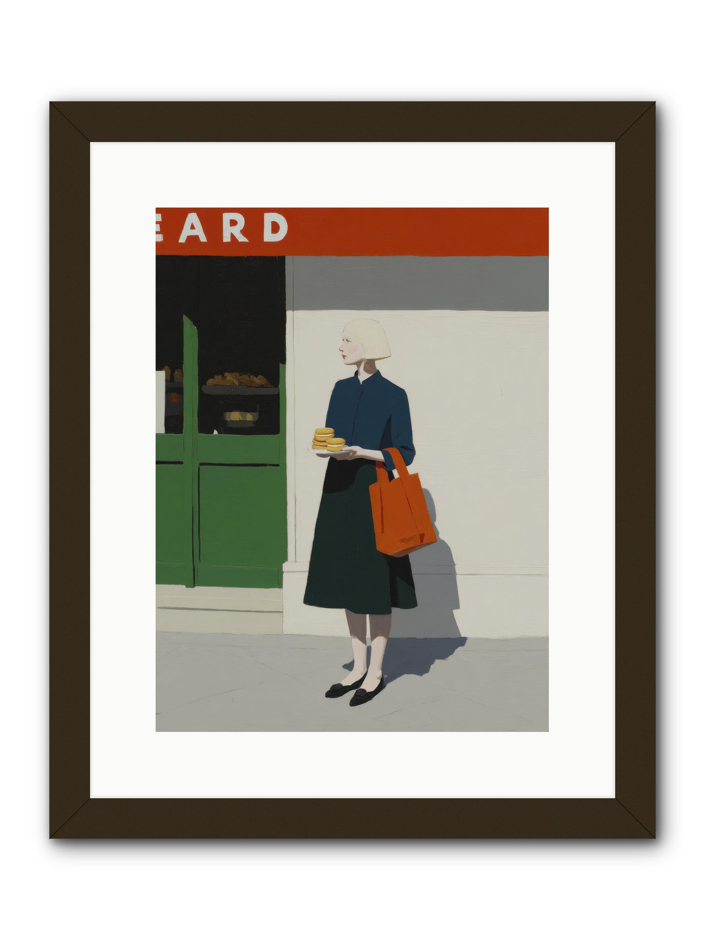 When Errands Became Poetry -- Framed Print - Black 12x16