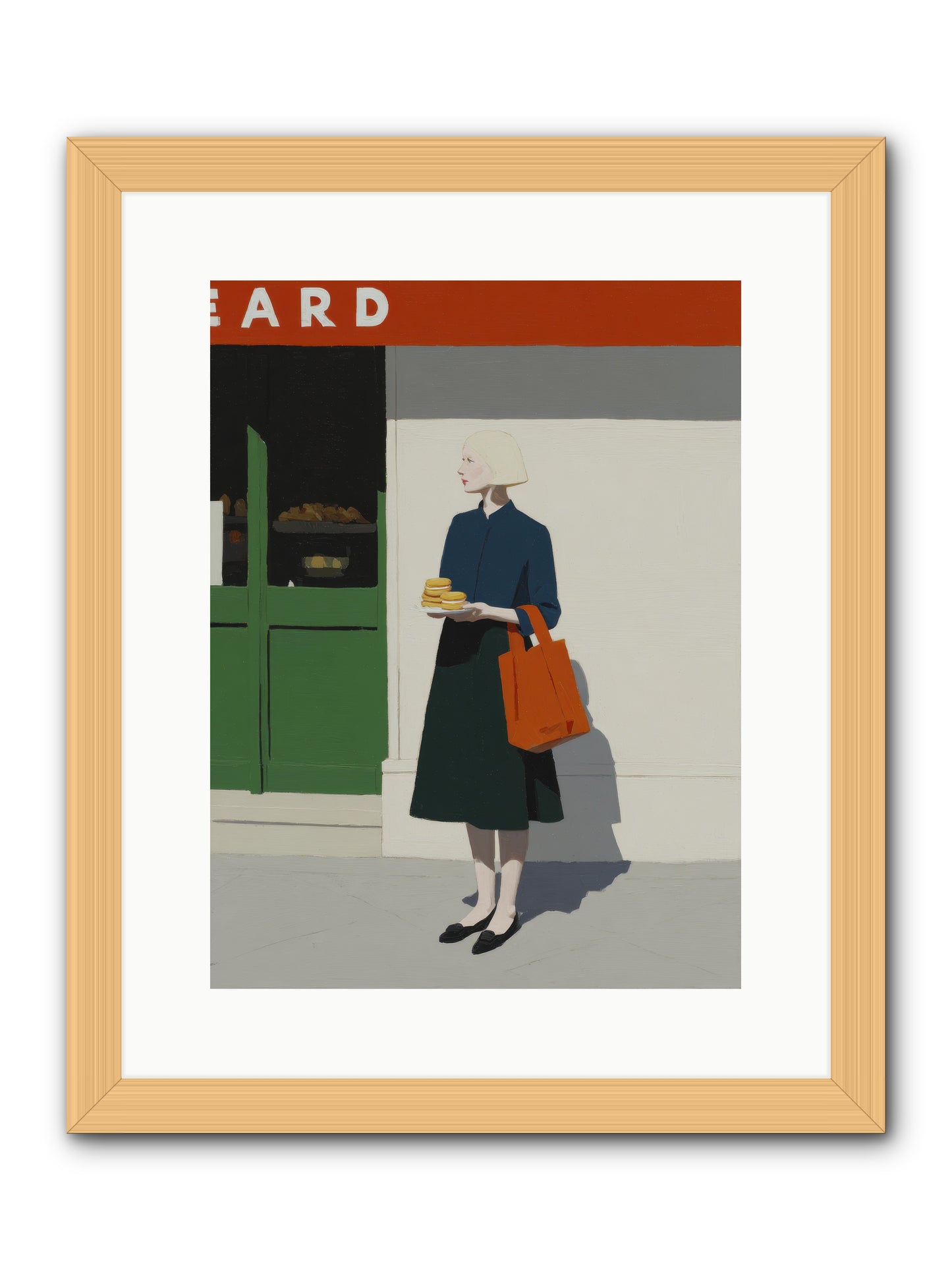 When Errands Became Poetry -- Framed Print - Natural 12x16
