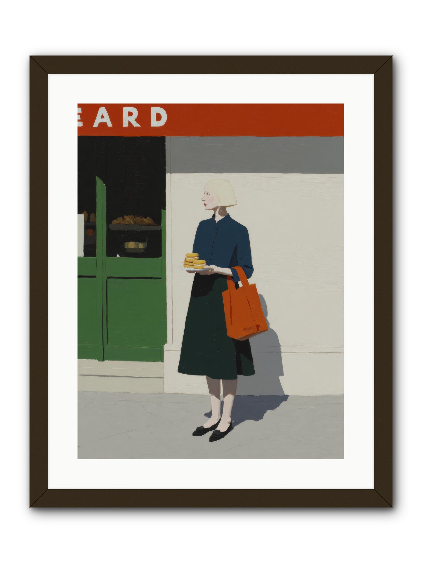 When Errands Became Poetry -- Framed Print - Black 18x24
