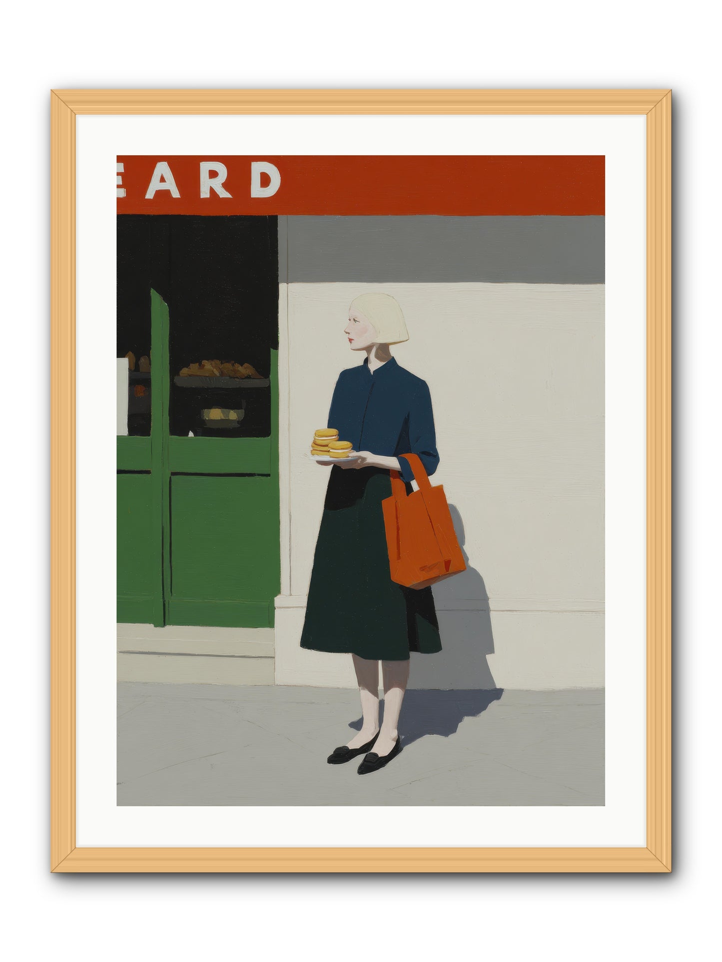 When Errands Became Poetry -- Framed Print - Natural 24x32