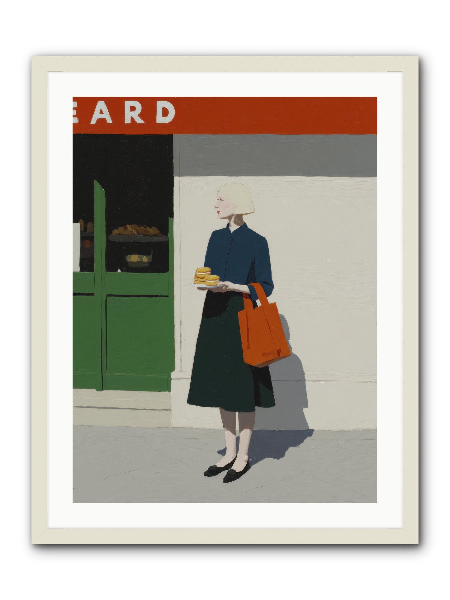 When Errands Became Poetry -- Framed Print - White 24x32