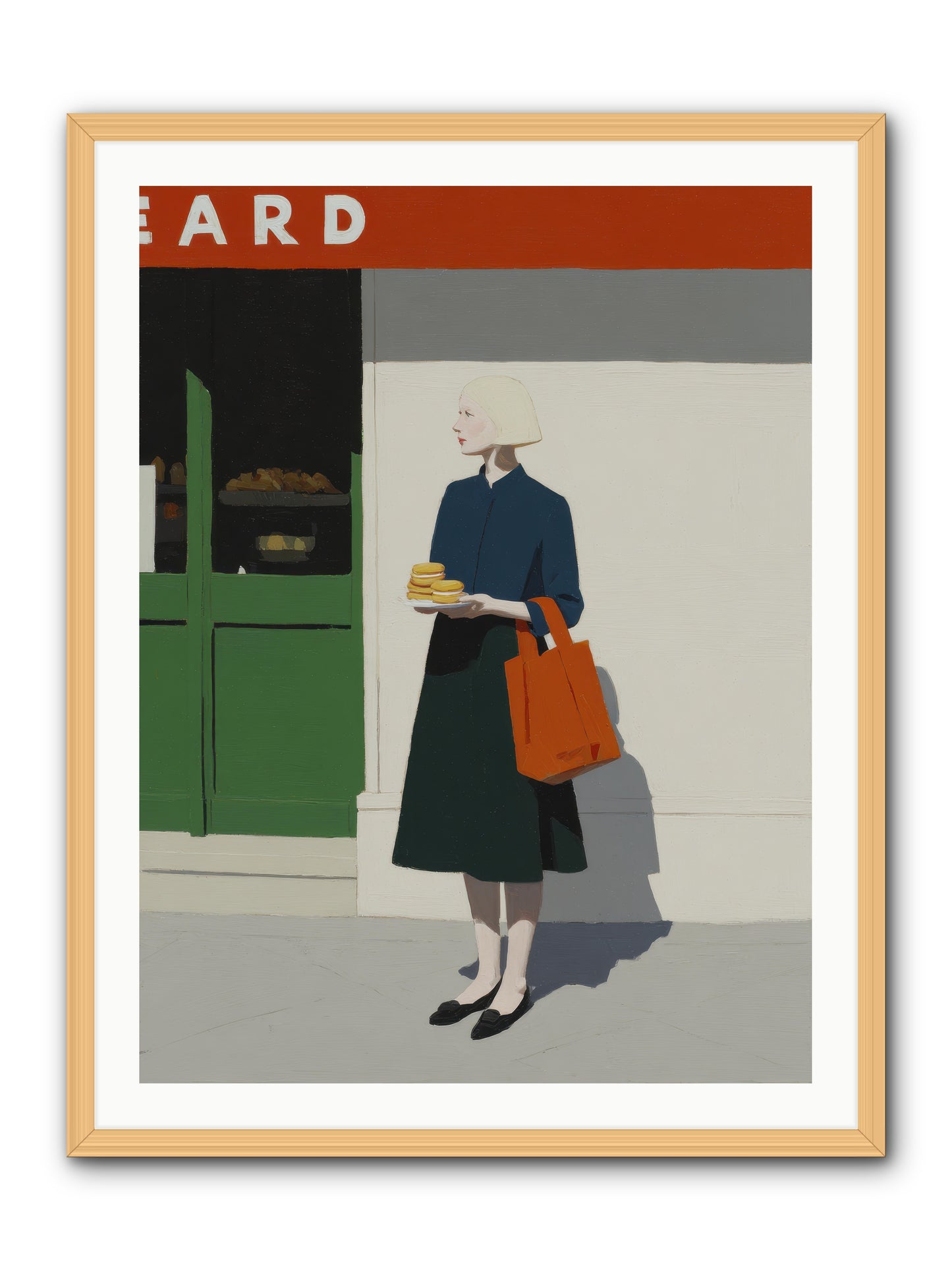 When Errands Became Poetry -- Framed Print - Natural 30x40