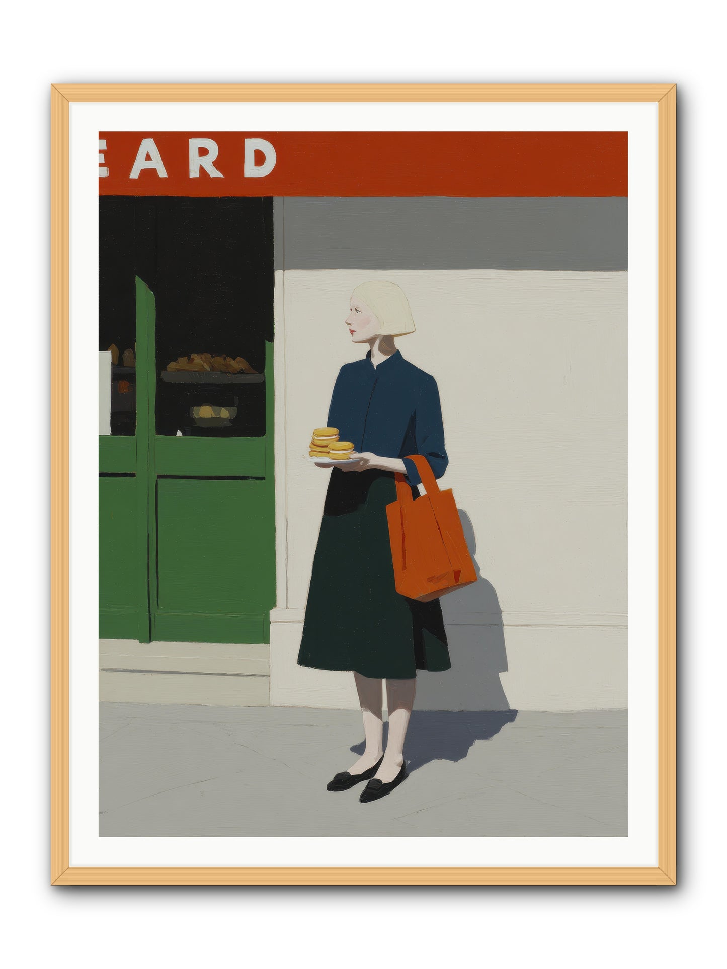 When Errands Became Poetry -- Framed Print - Natural 36x48