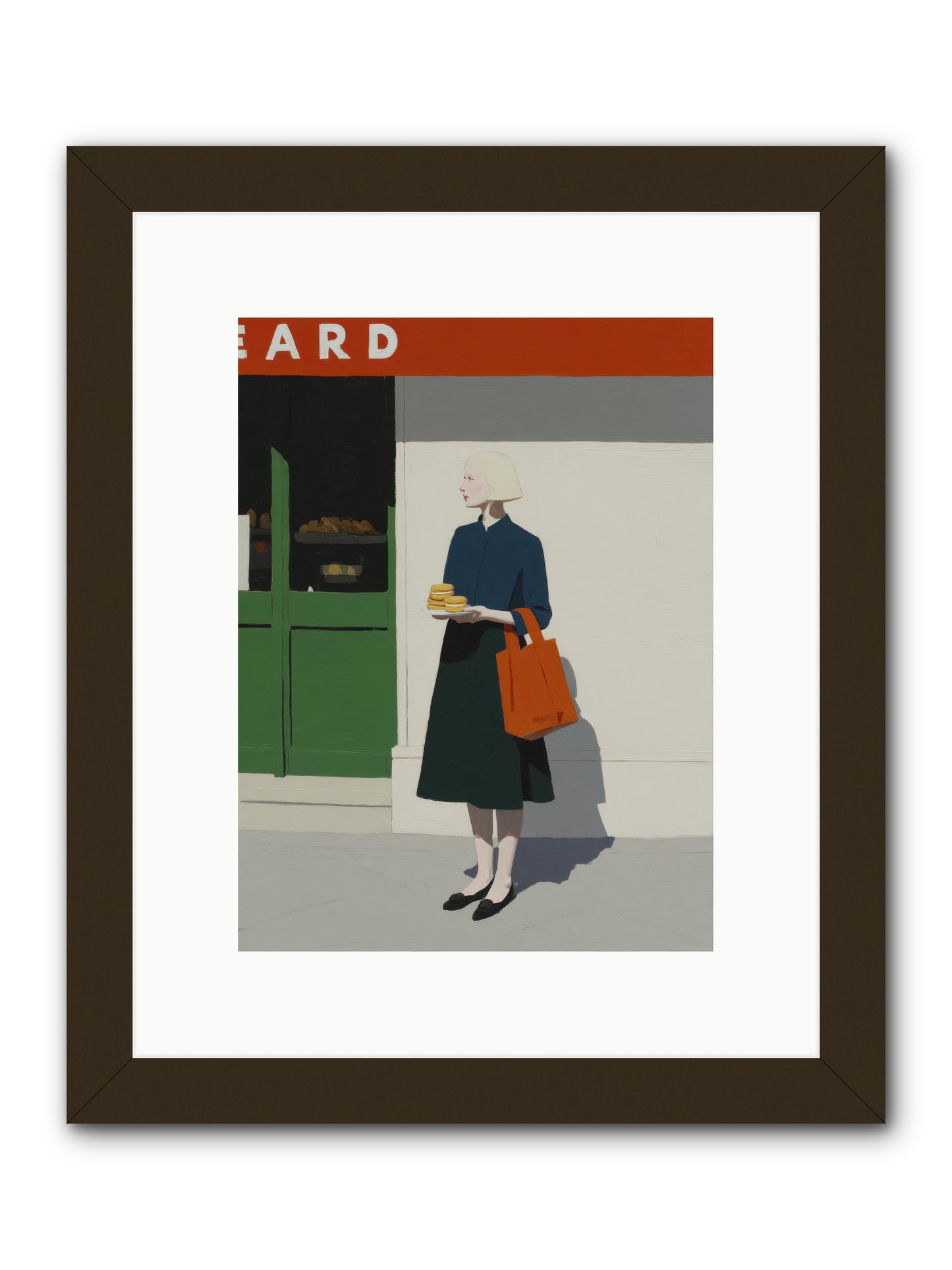 When Errands Became Poetry -- Framed Print - Black 9x12
