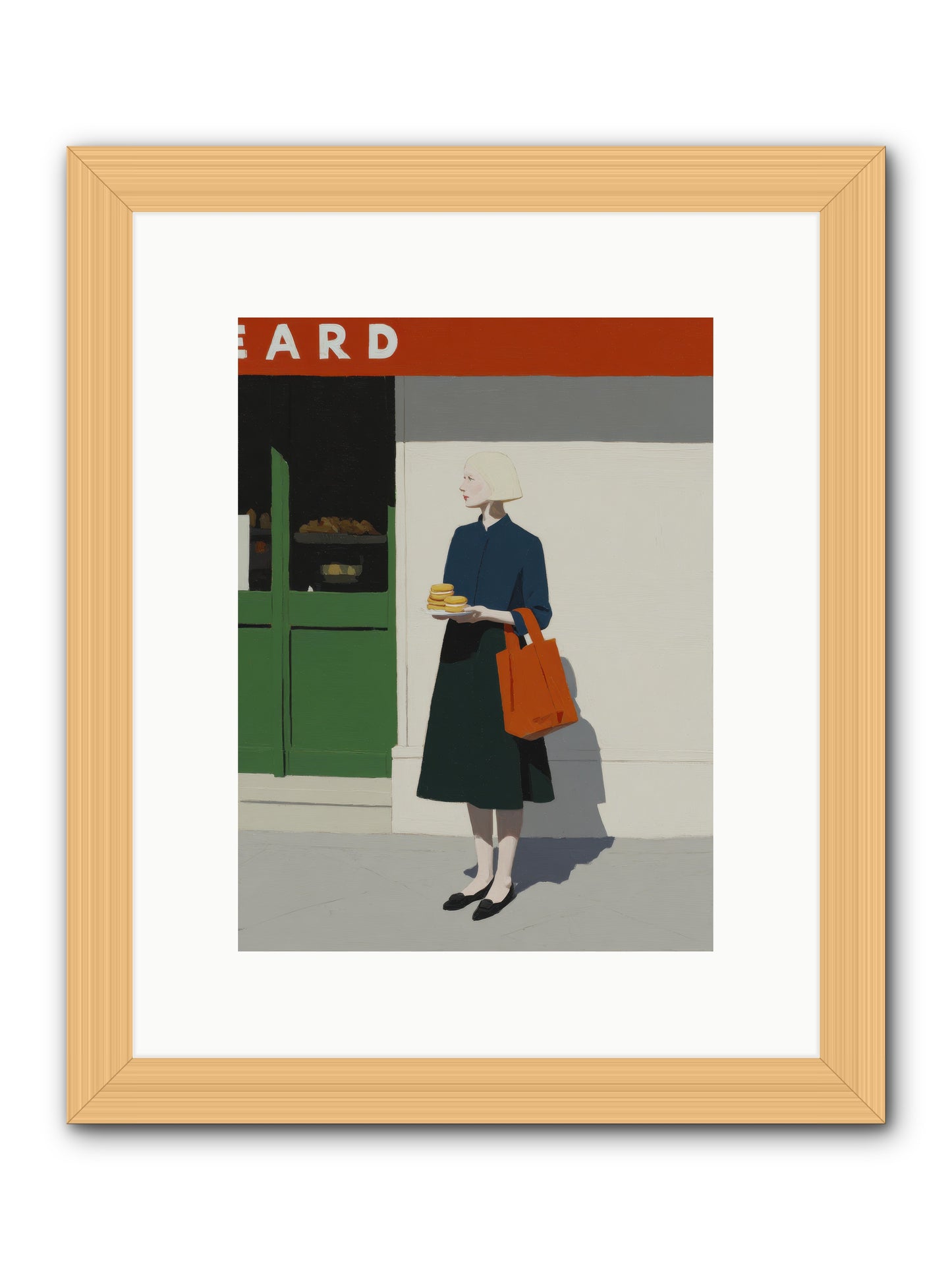 When Errands Became Poetry -- Framed Print - Natural 9x12