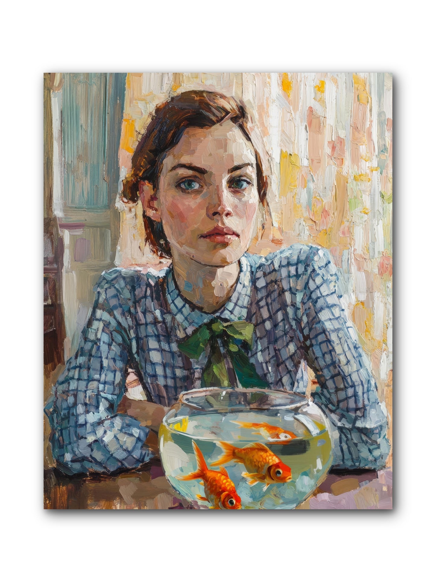 When Fish Wore Gold -- Wrapped Canvas 8x10