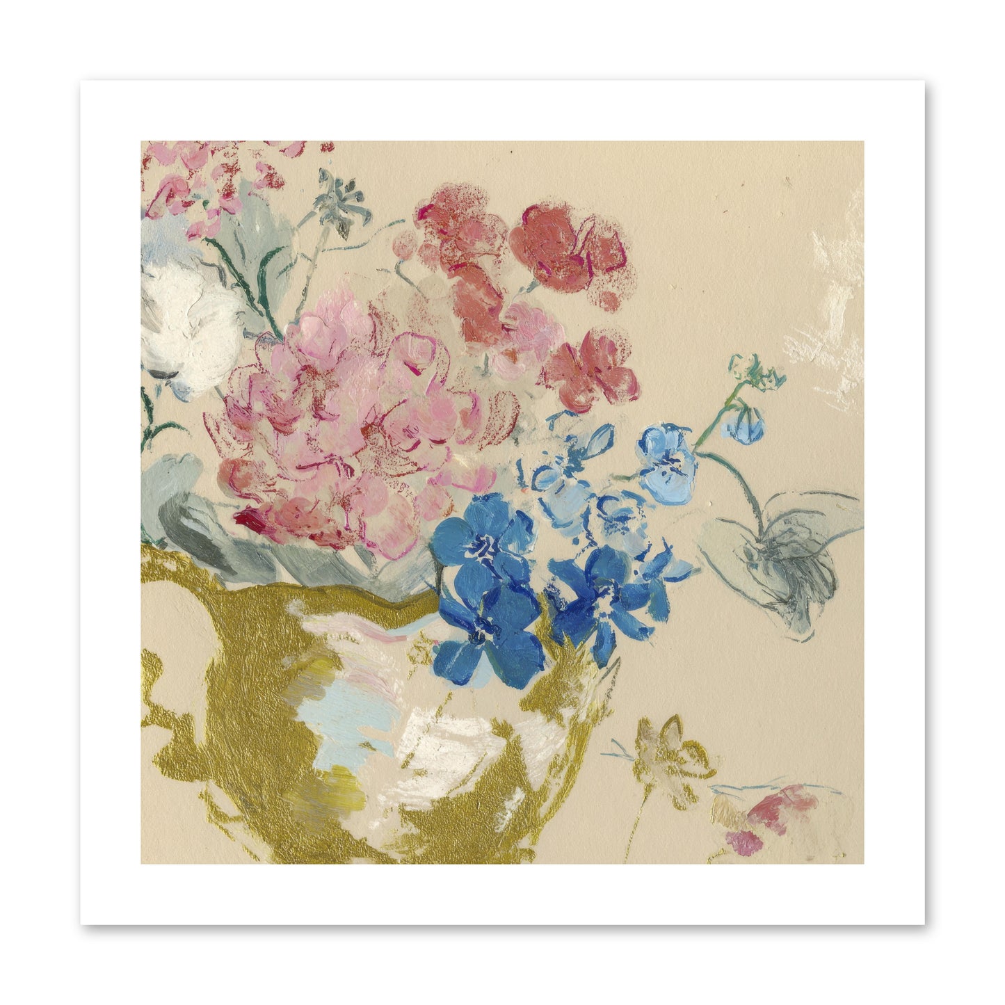 When Flora Told Her Story -- Paper Print 12x12