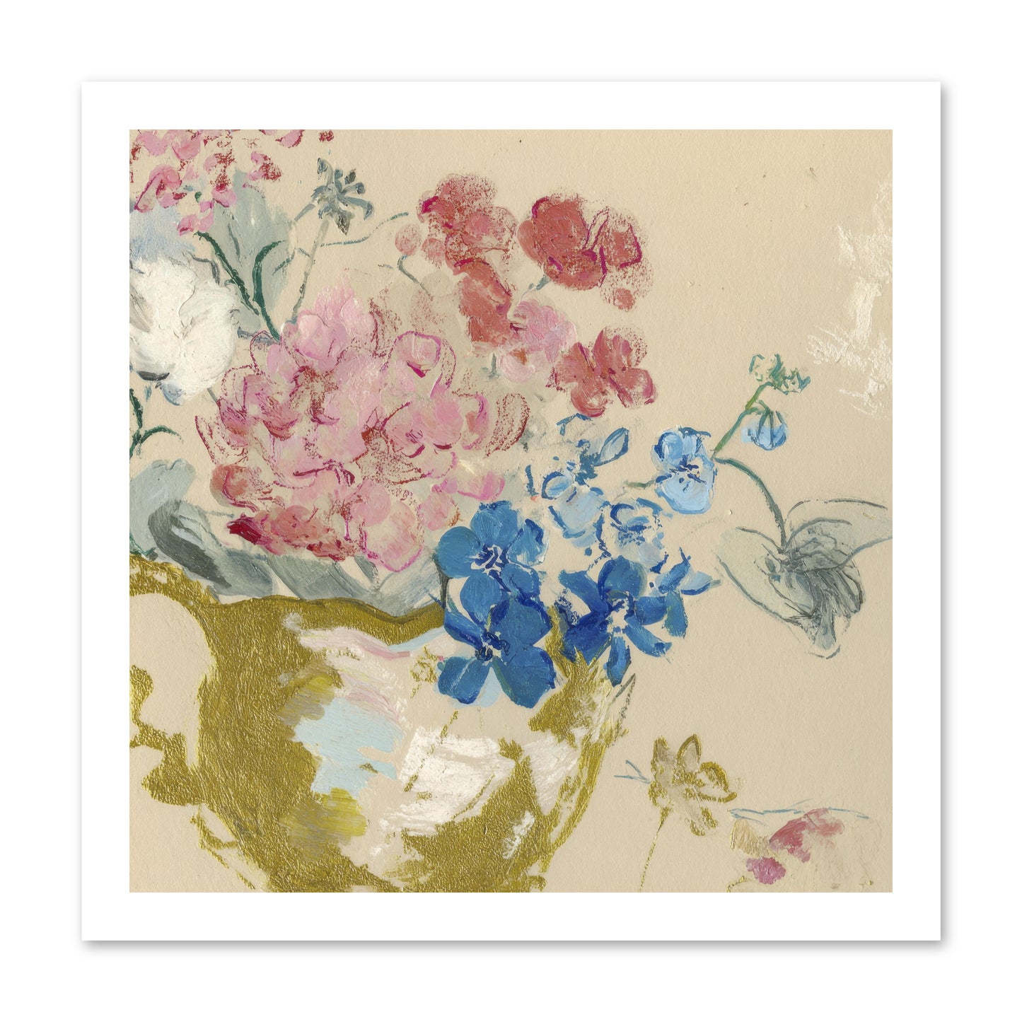 When Flora Told Her Story -- Loose Canvas Print 16x16