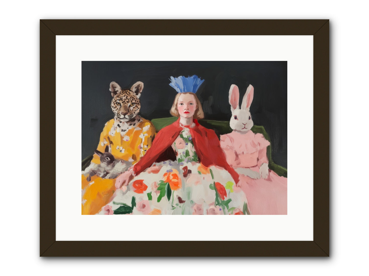 When Flowers DancedRez2 -- Framed Print - Black 16x12