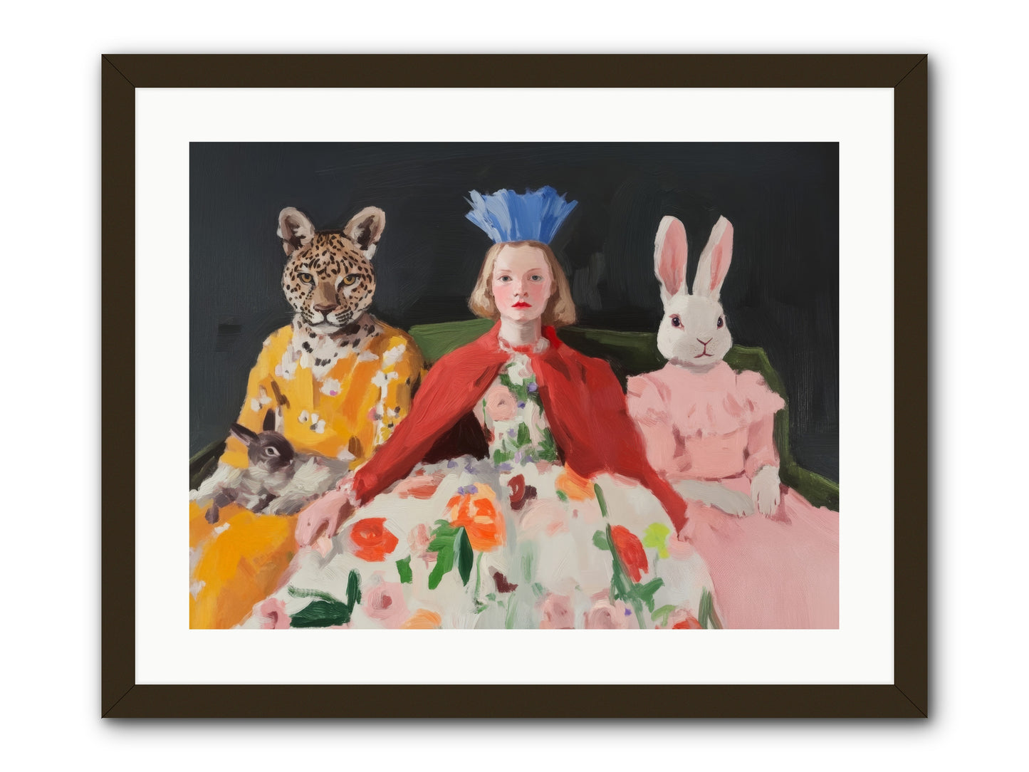 When Flowers DancedRez2 -- Framed Print - Black 24x18