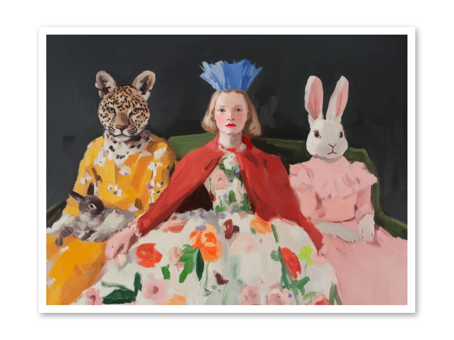 When Flowers DancedRez2 -- Loose Canvas Print 48x36