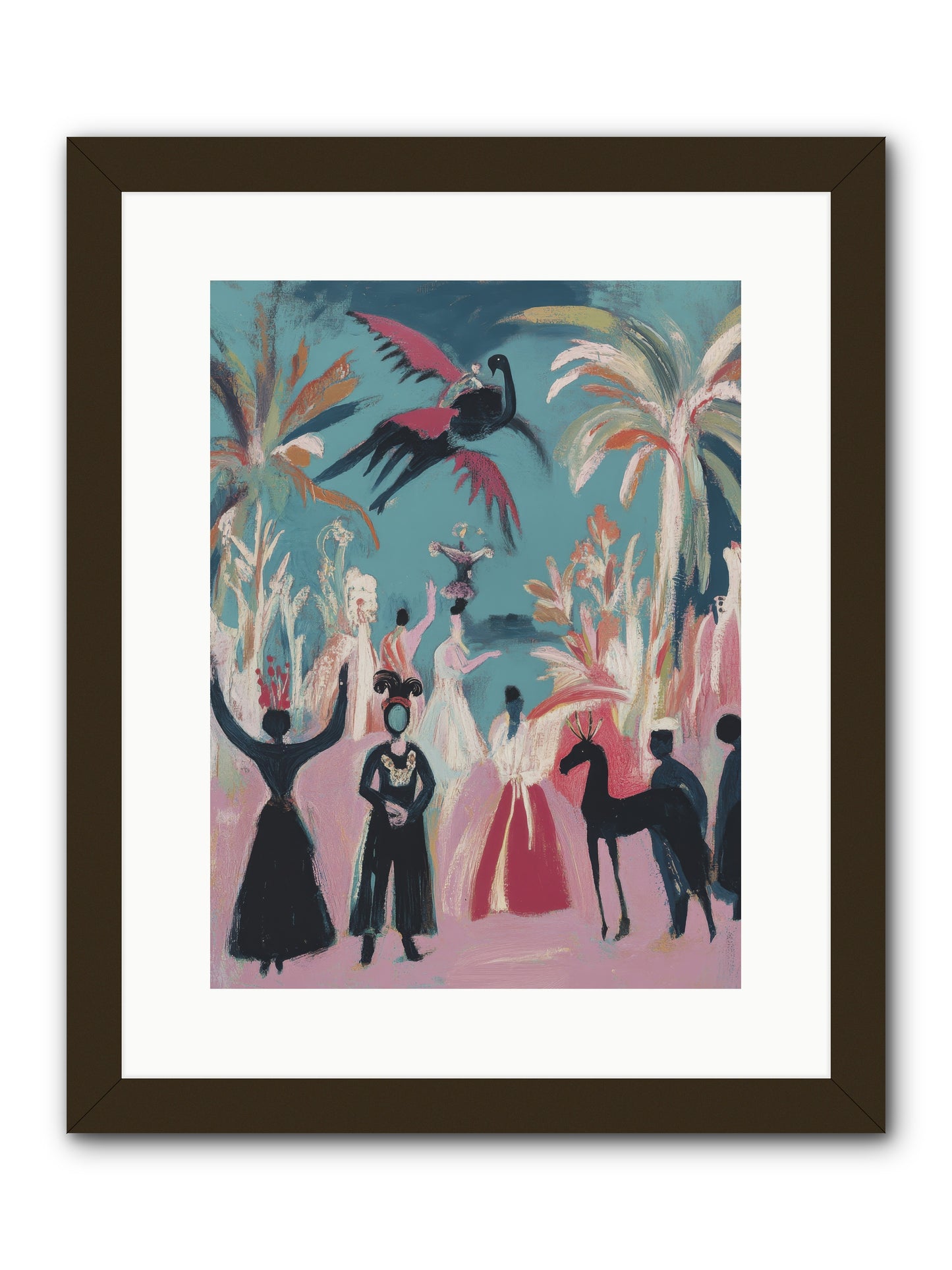 When Forever Finally Comes -- Framed Print - Black 12x16