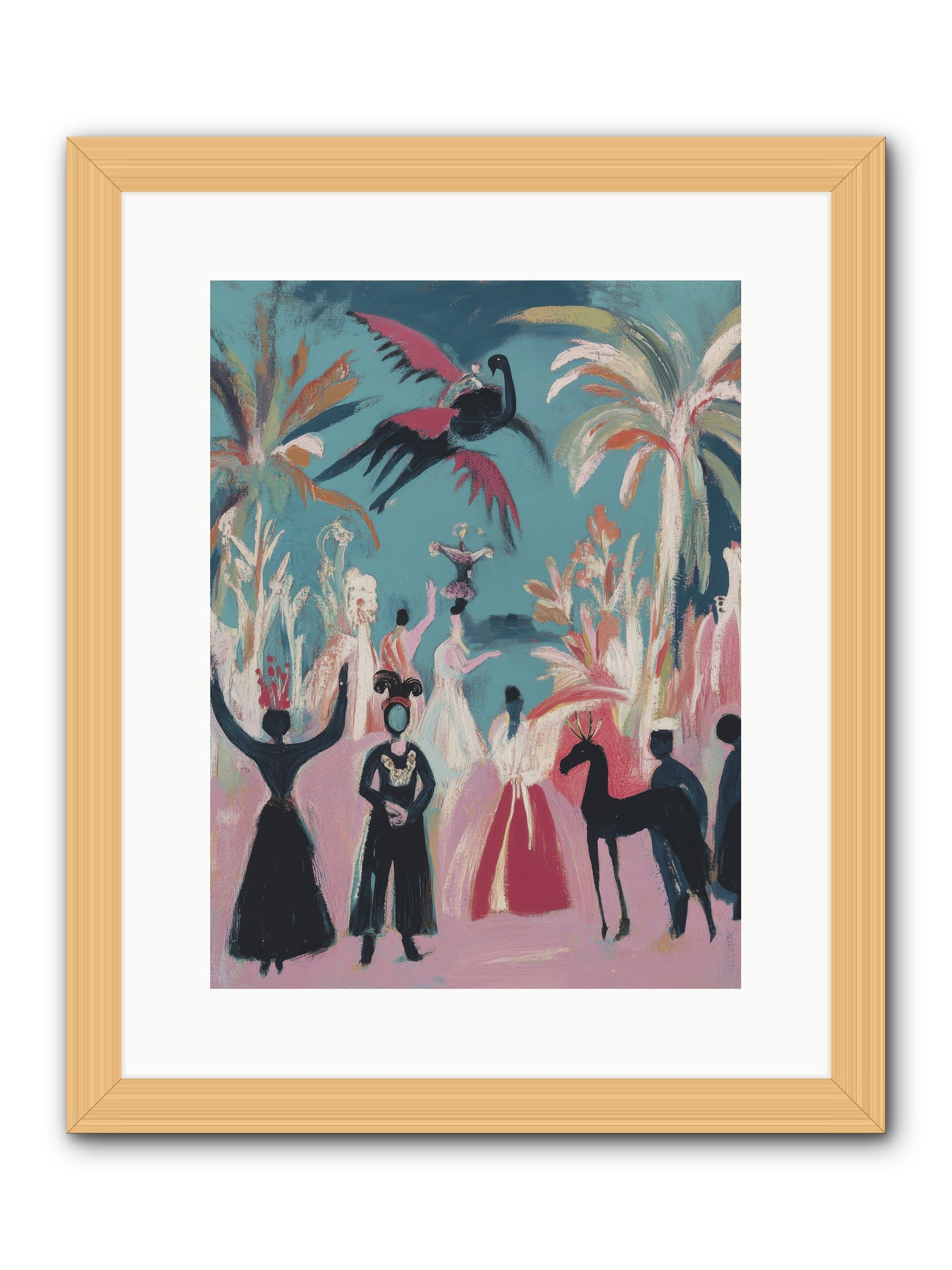 When Forever Finally Comes -- Framed Print - Natural 12x16