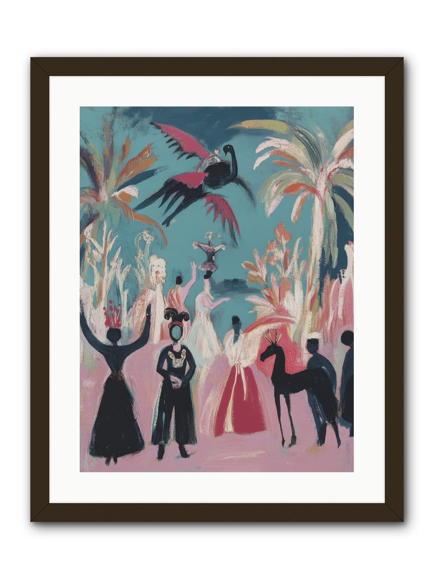 When Forever Finally Comes -- Framed Print - Black 18x24