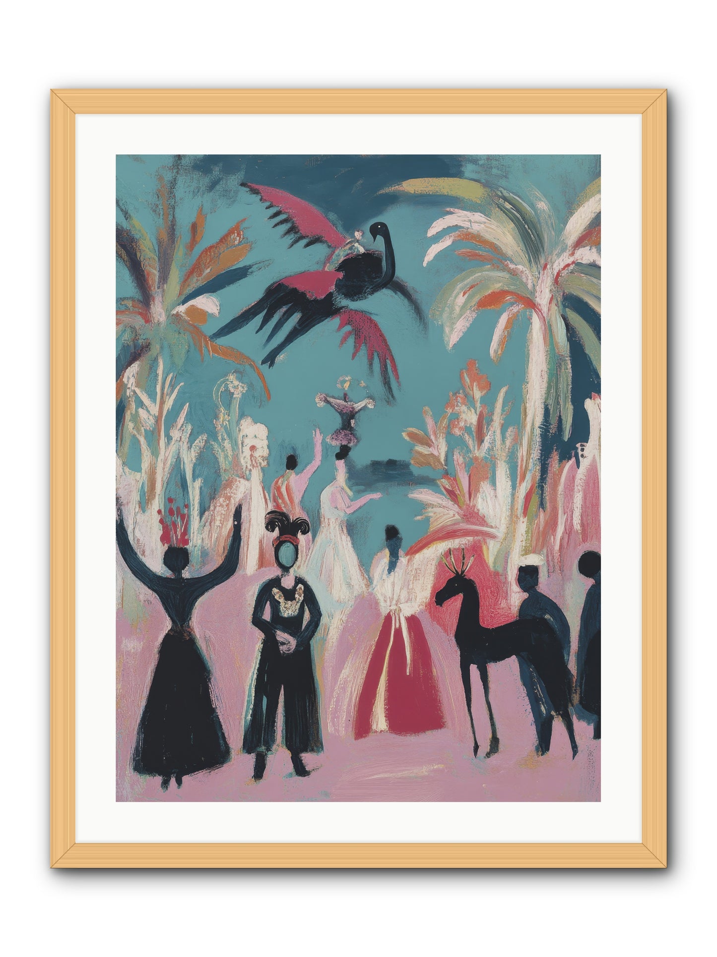 When Forever Finally Comes -- Framed Print - Natural 24x32