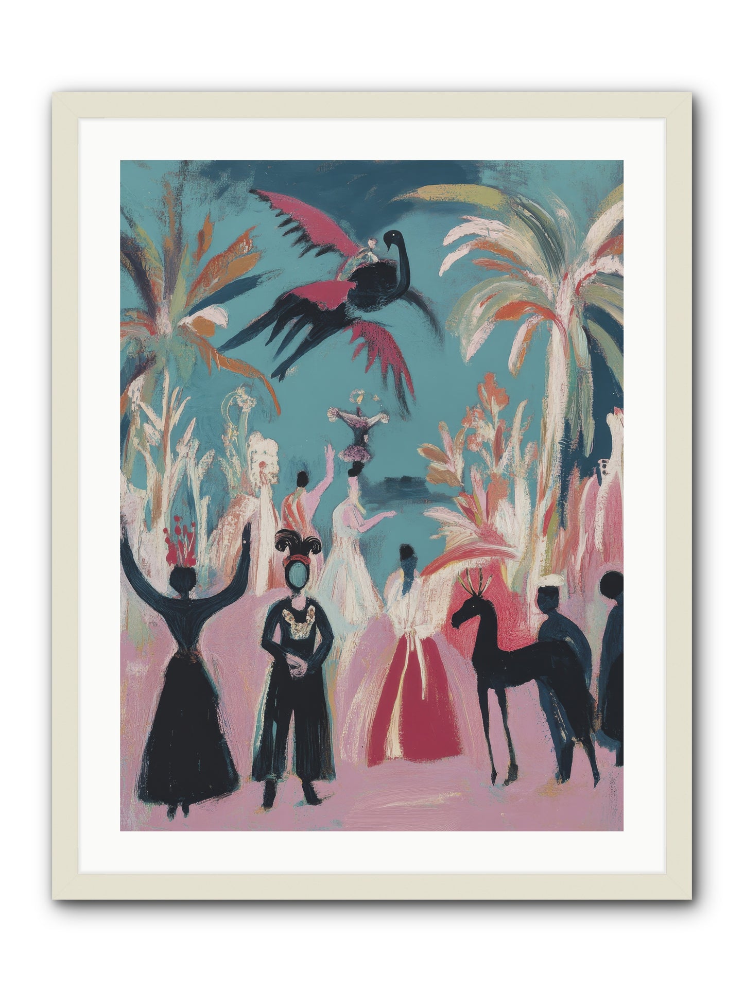 When Forever Finally Comes -- Framed Print - White 24x32