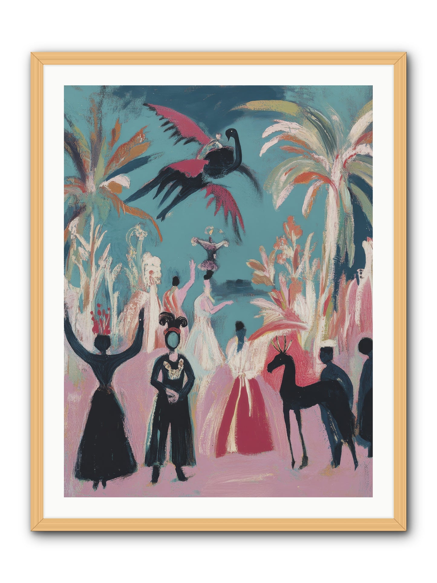When Forever Finally Comes -- Framed Print - Natural 30x40