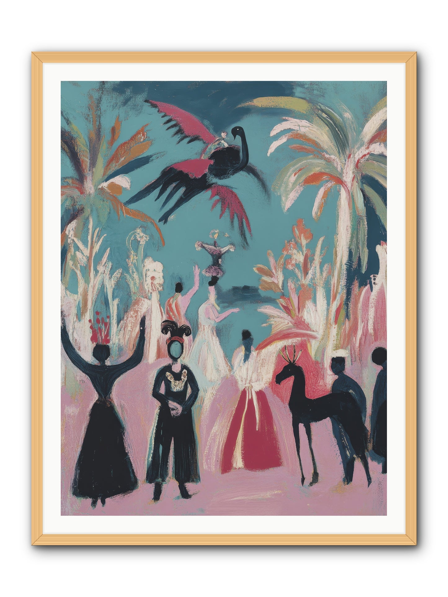 When Forever Finally Comes -- Framed Print - Natural 36x48