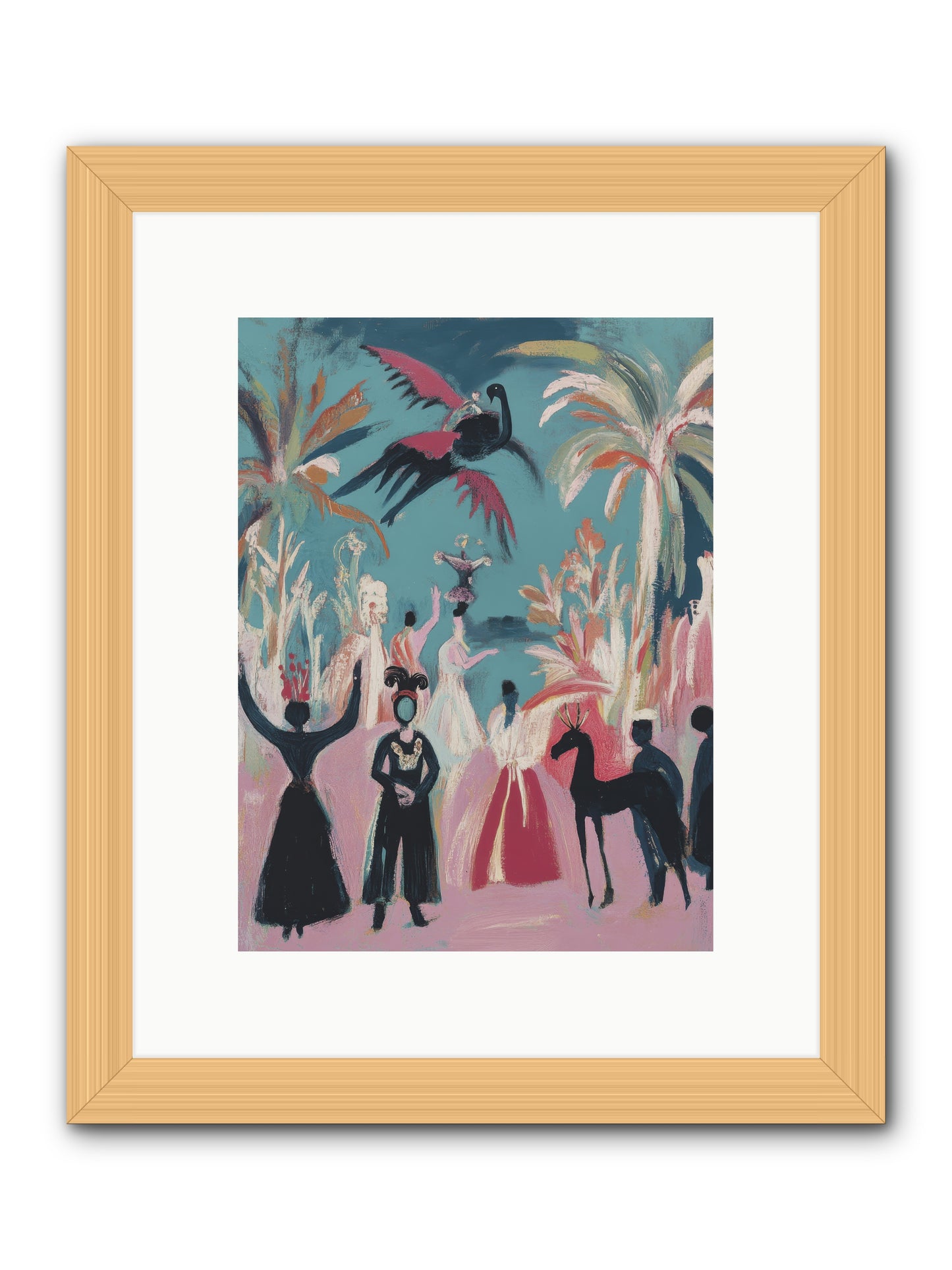When Forever Finally Comes -- Framed Print - Natural 9x12