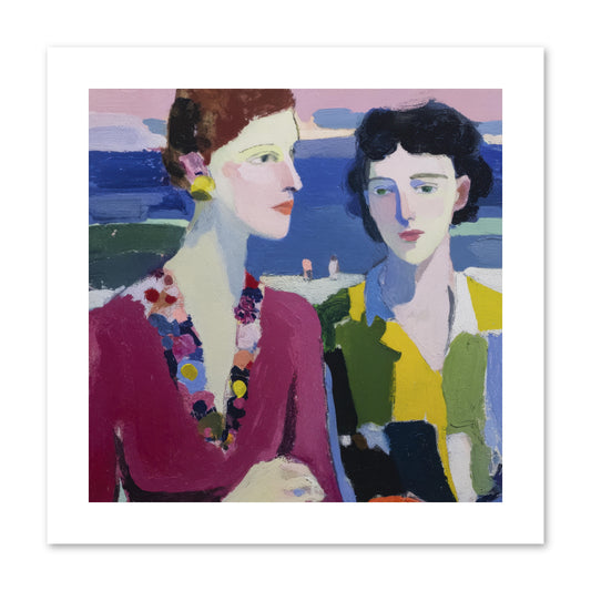 When Friendship Bloomed -- Paper Print 10x10