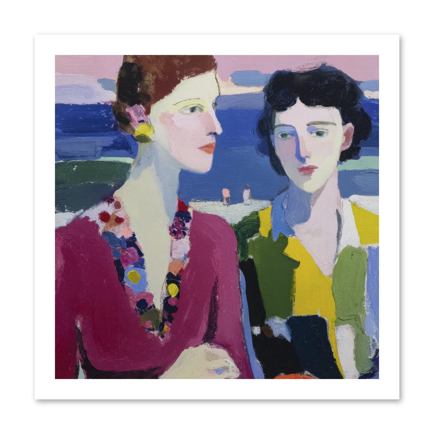 When Friendship Bloomed -- Paper Print 16x16