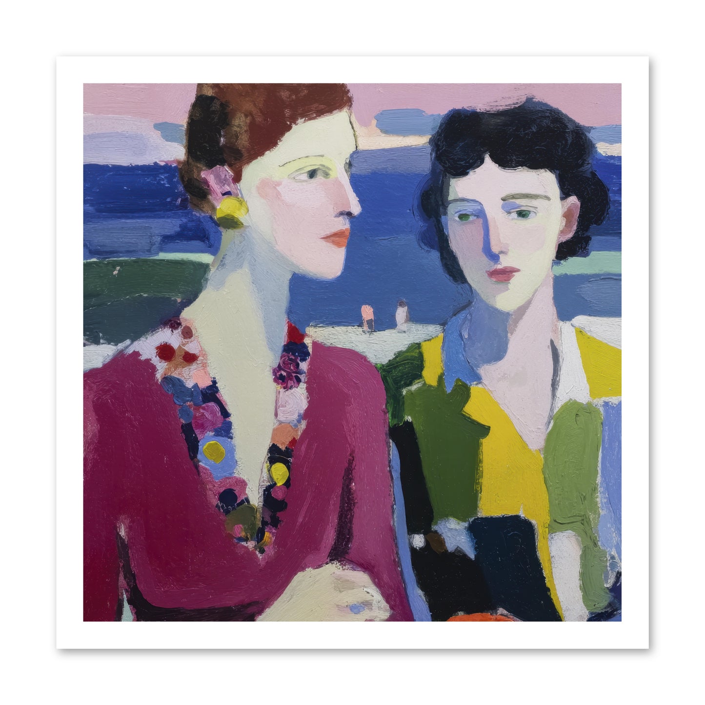 When Friendship Bloomed -- Paper Print 20x20