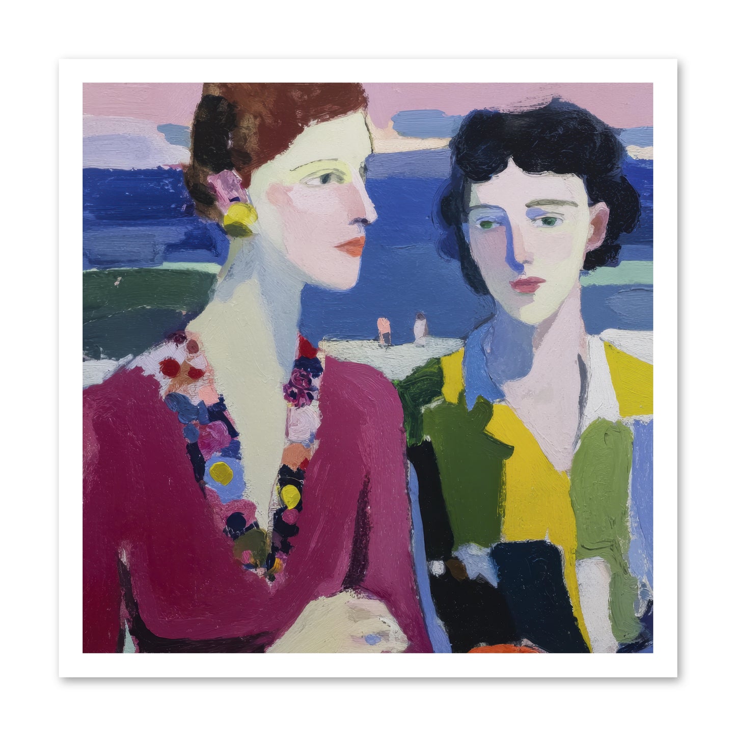 When Friendship Bloomed -- Paper Print 24x24