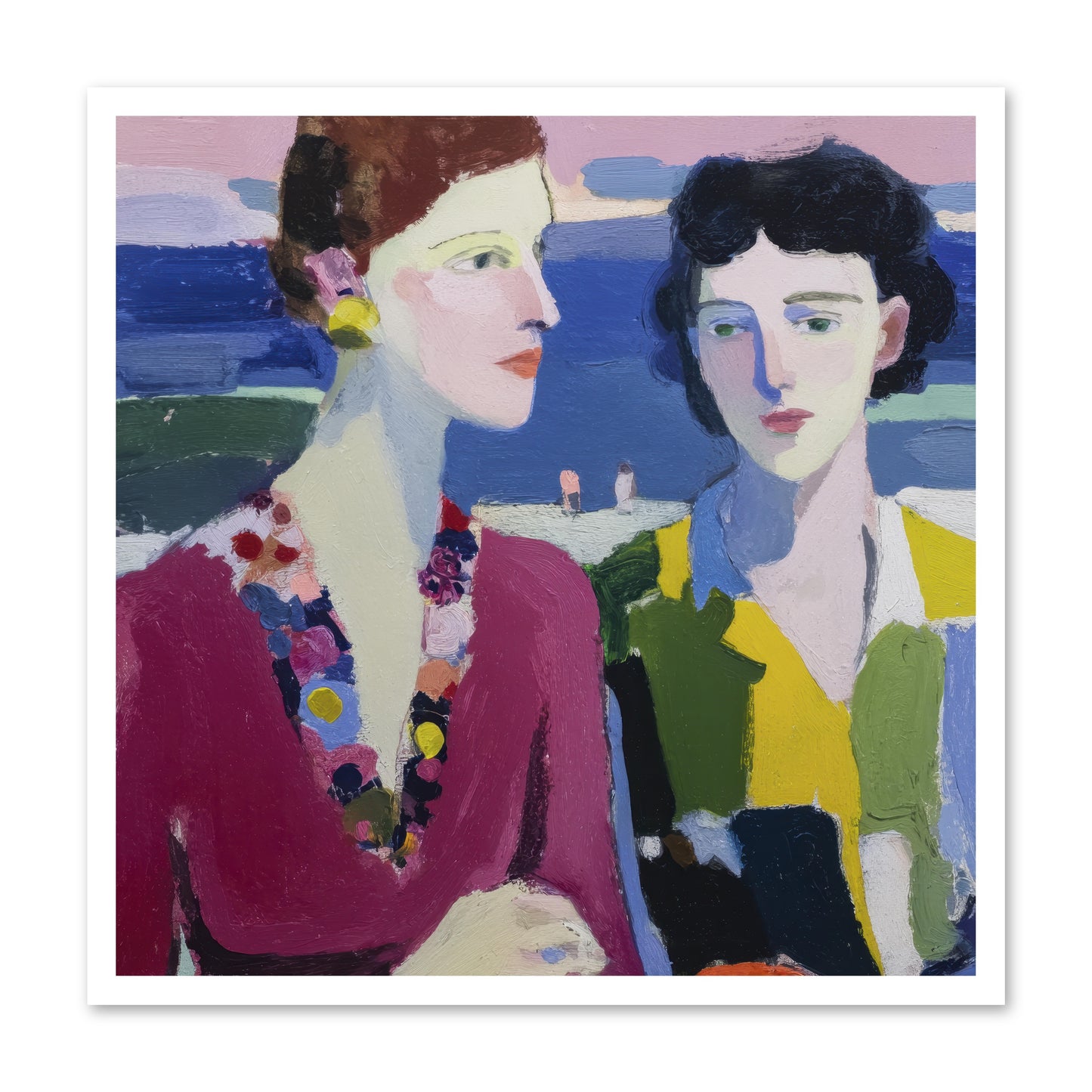 When Friendship Bloomed -- Paper Print 30x30