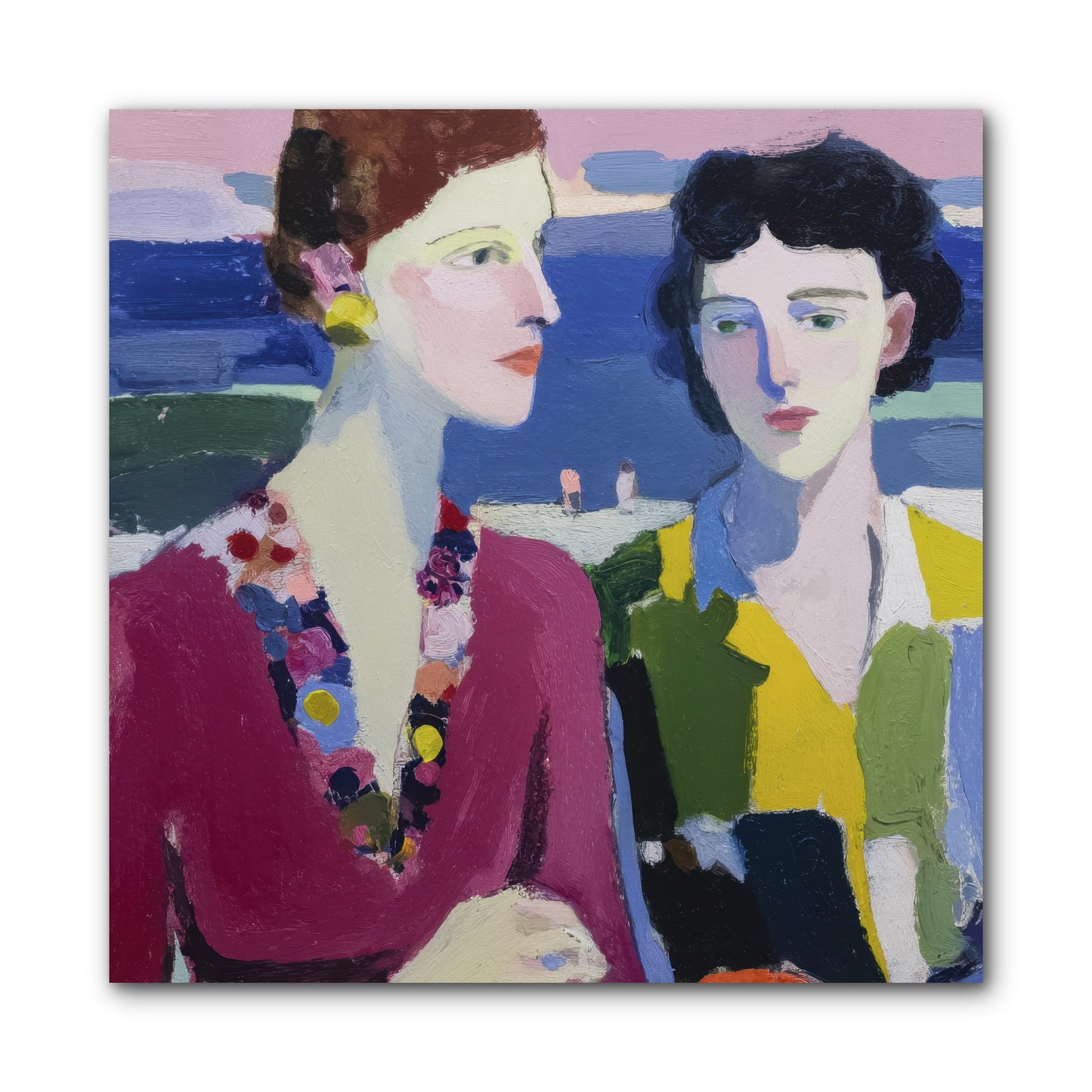 When Friendship Bloomed -- Wrapped Canvas 10x10
