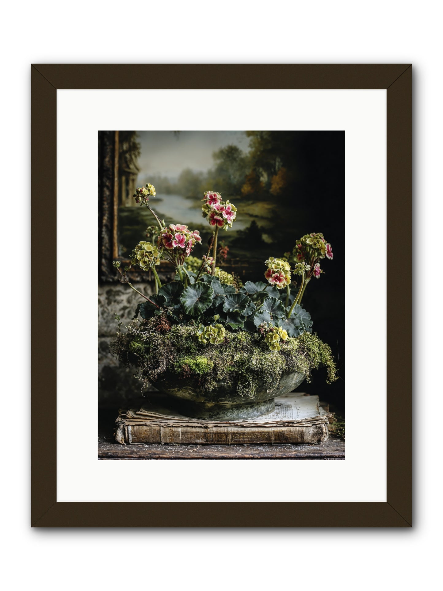 When Journey Rewrote Itself -- Framed Print - Black 12x16