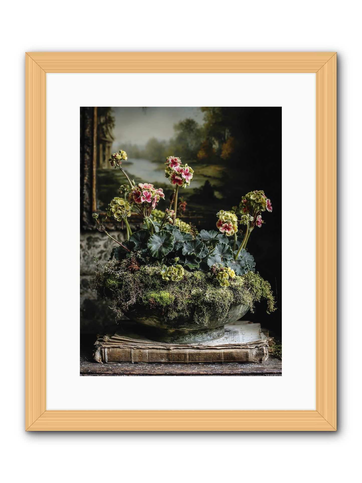 When Journey Rewrote Itself -- Framed Print - Natural 12x16