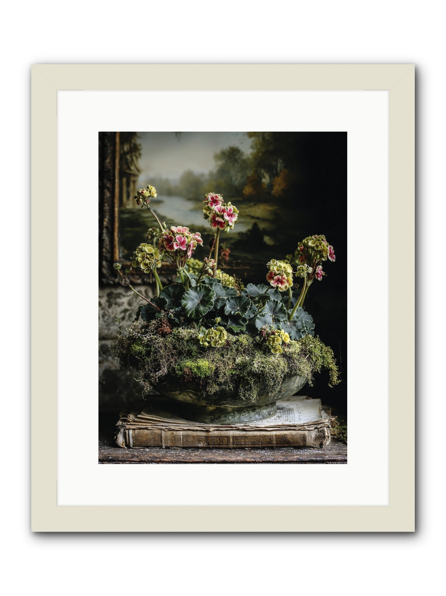 When Journey Rewrote Itself -- Framed Print - White 12x16