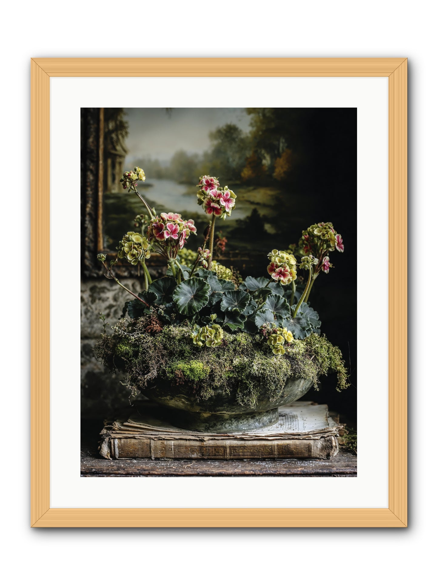 When Journey Rewrote Itself -- Framed Print - Natural 18x24