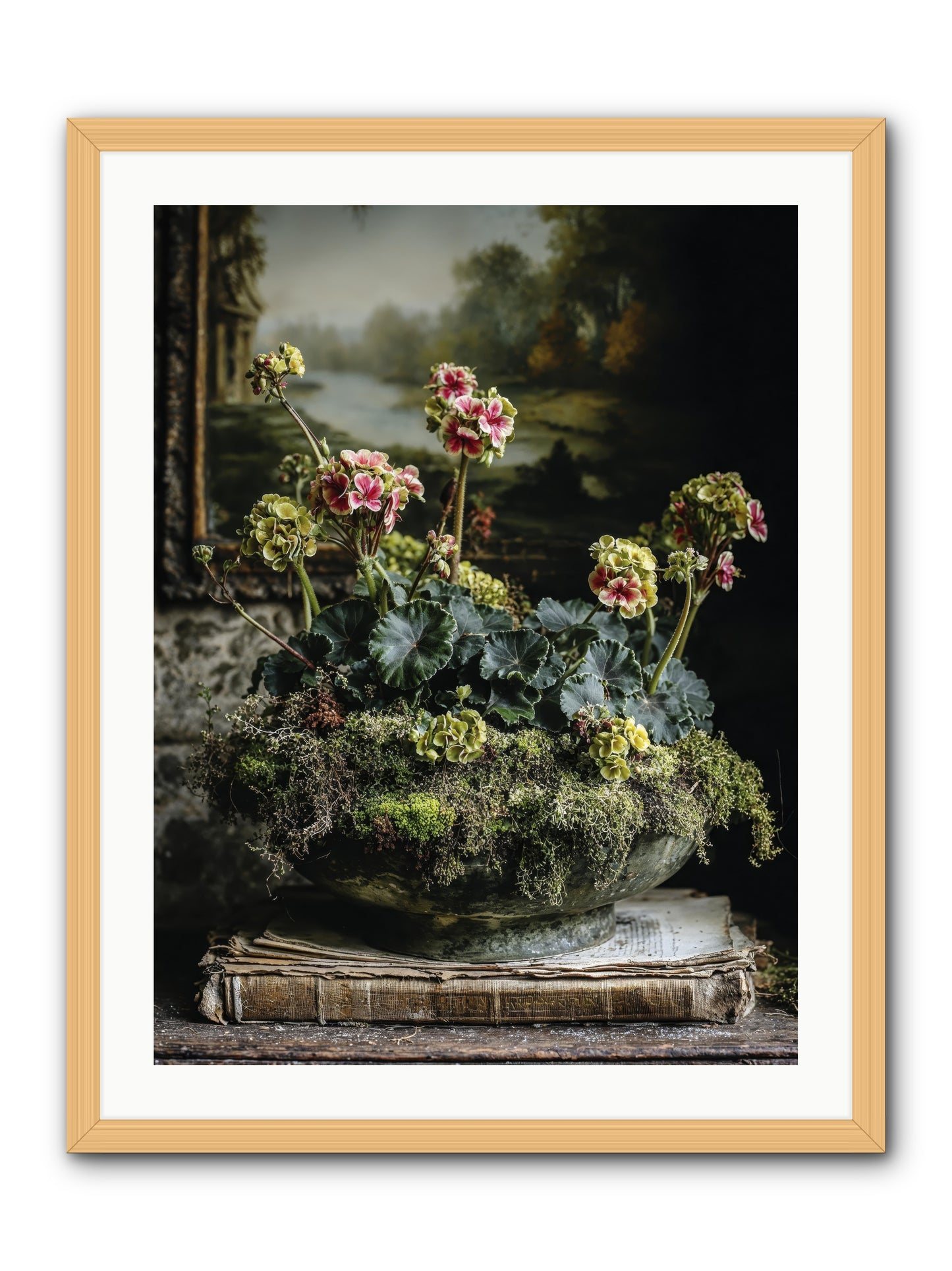 When Journey Rewrote Itself -- Framed Print - Natural 24x32