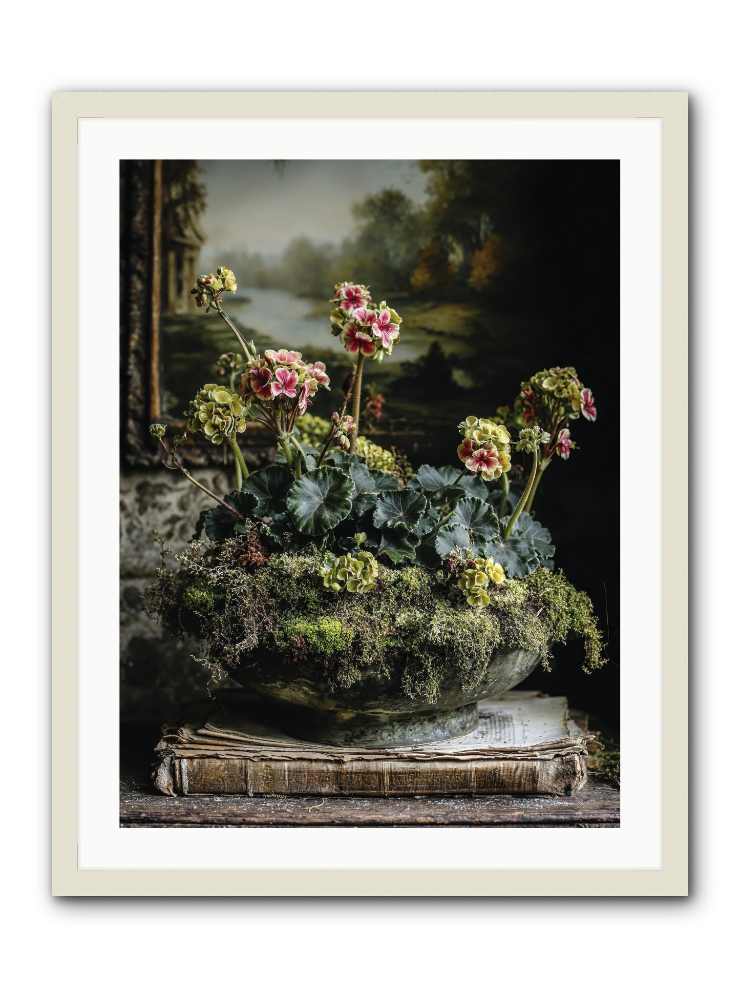 When Journey Rewrote Itself -- Framed Print - White 24x32