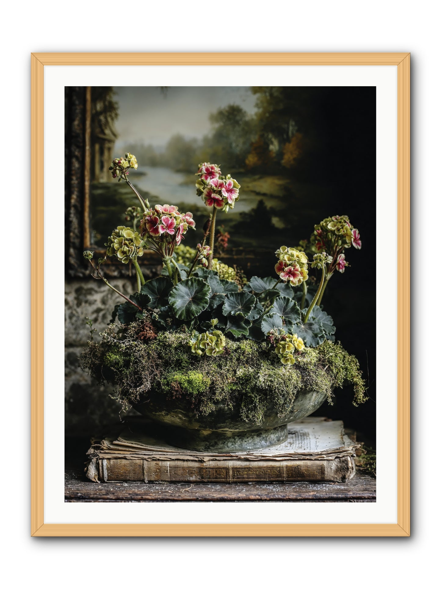 When Journey Rewrote Itself -- Framed Print - Natural 30x40