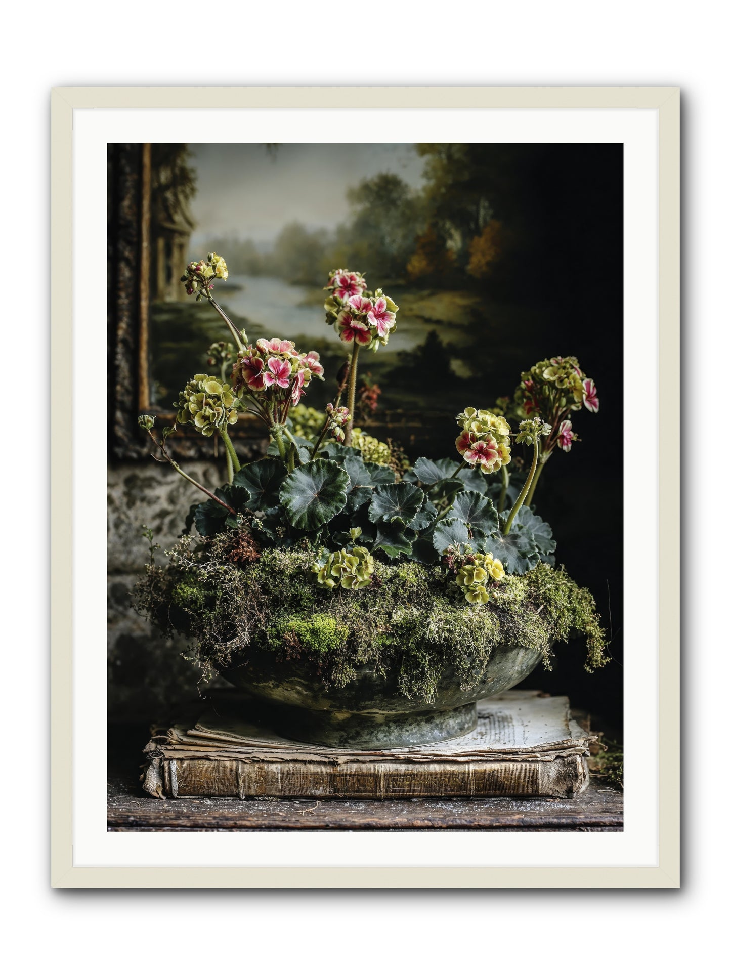 When Journey Rewrote Itself -- Framed Print - White 30x40