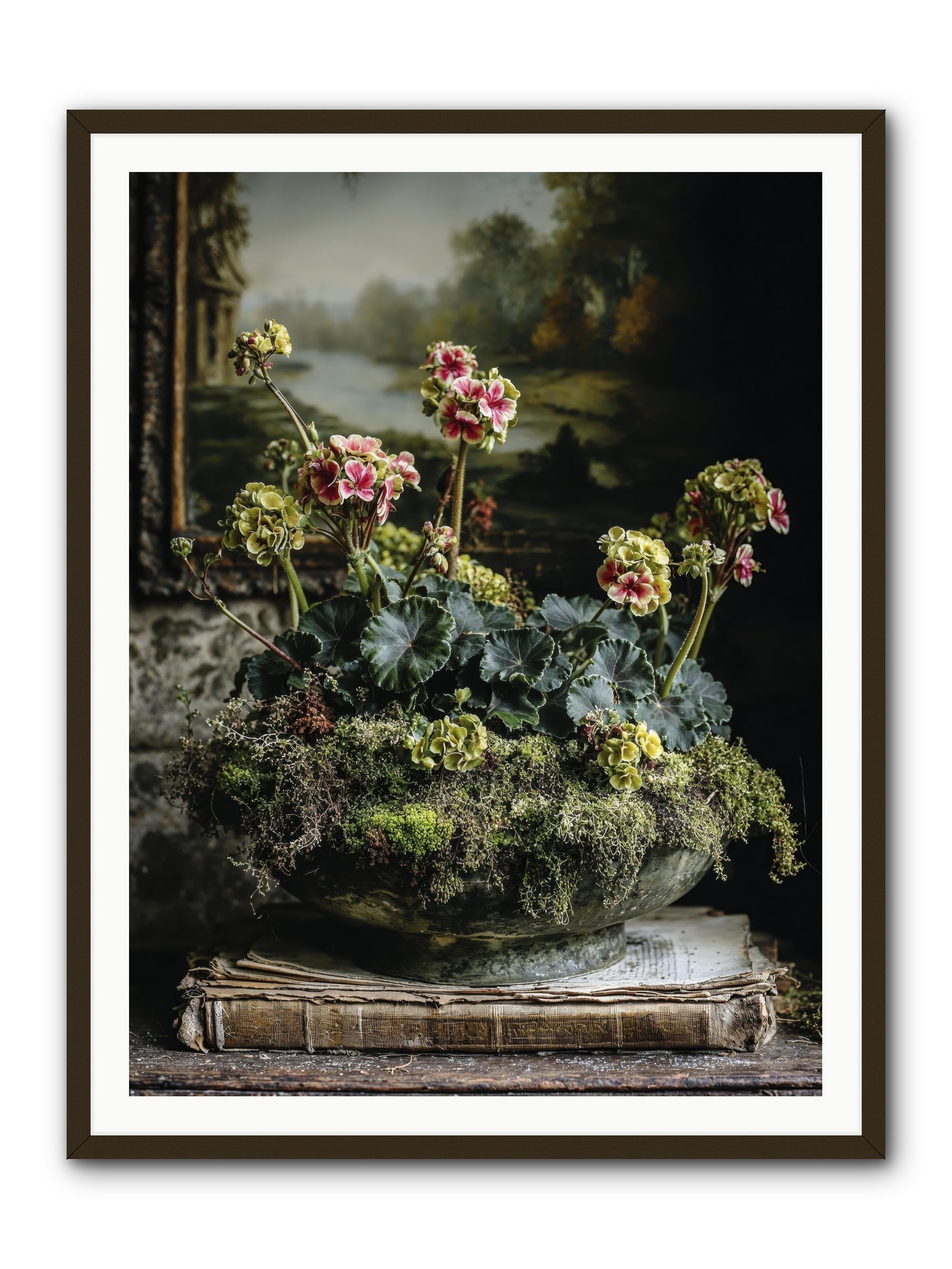 When Journey Rewrote Itself -- Framed Print - Black 36x48