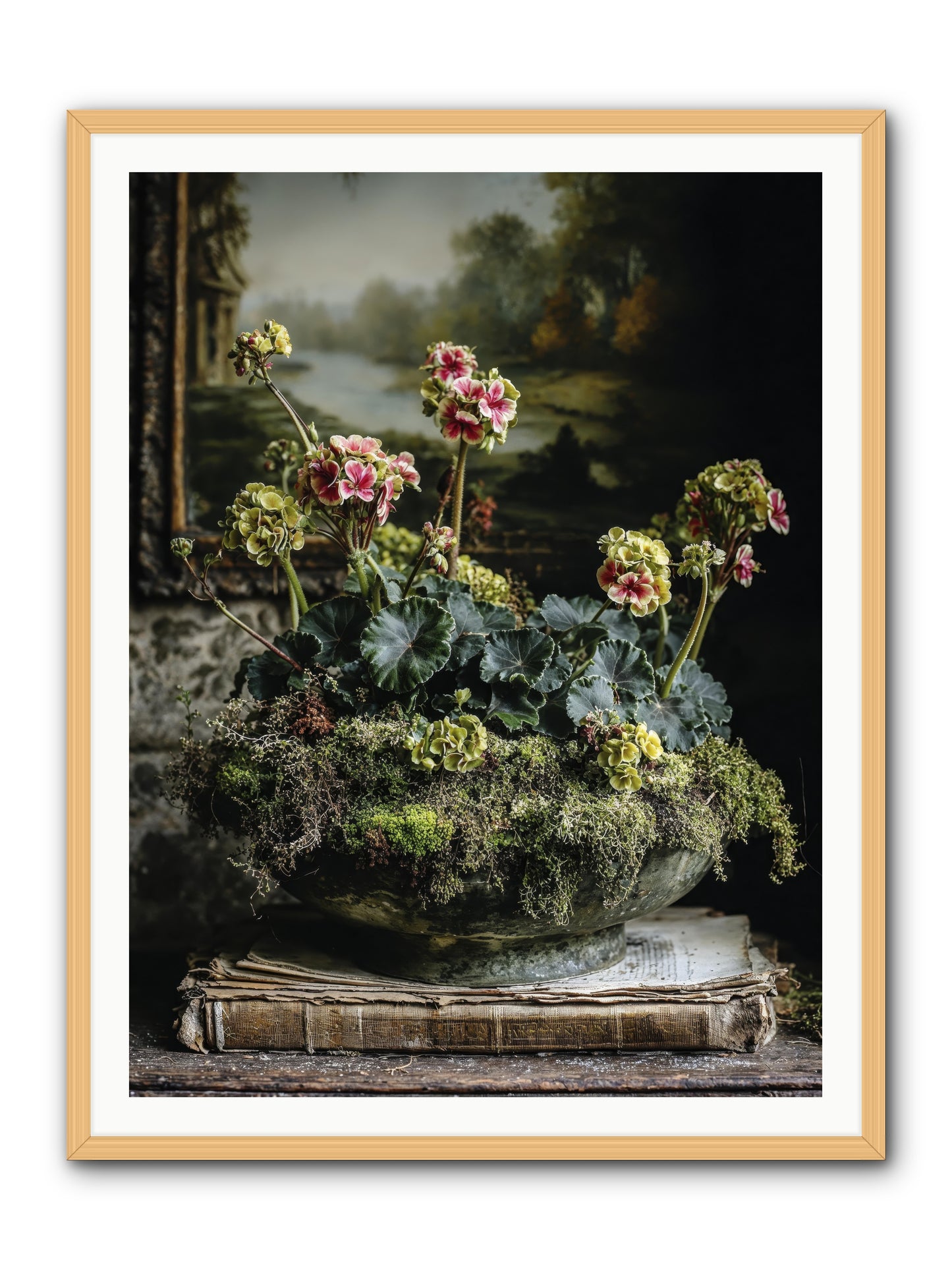 When Journey Rewrote Itself -- Framed Print - Natural 36x48