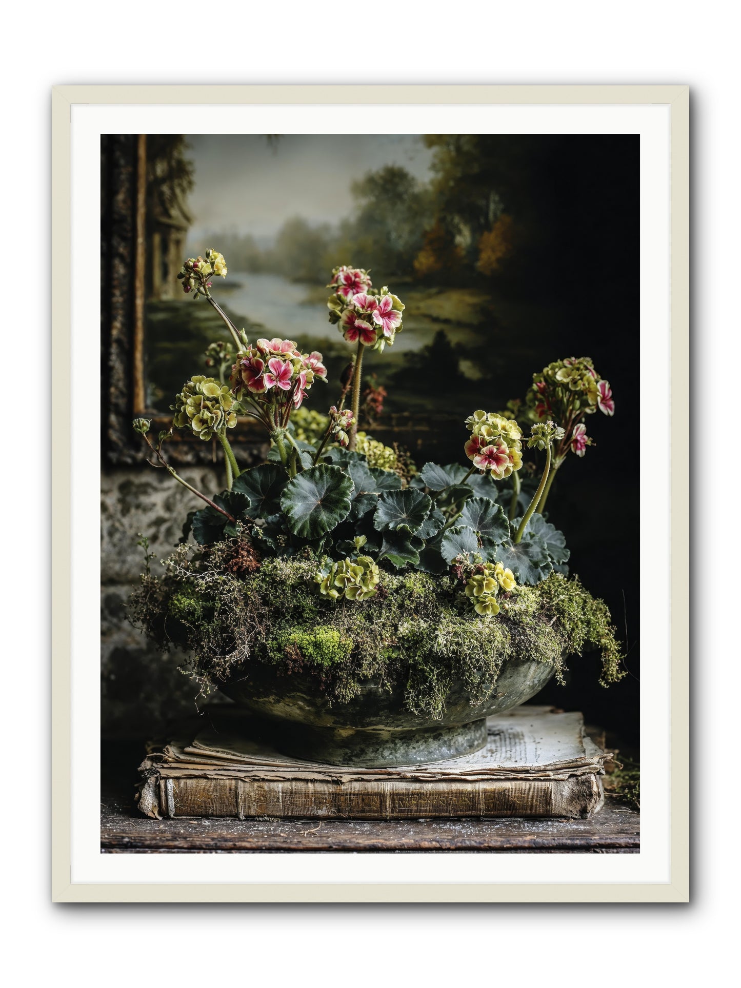 When Journey Rewrote Itself -- Framed Print - White 36x48