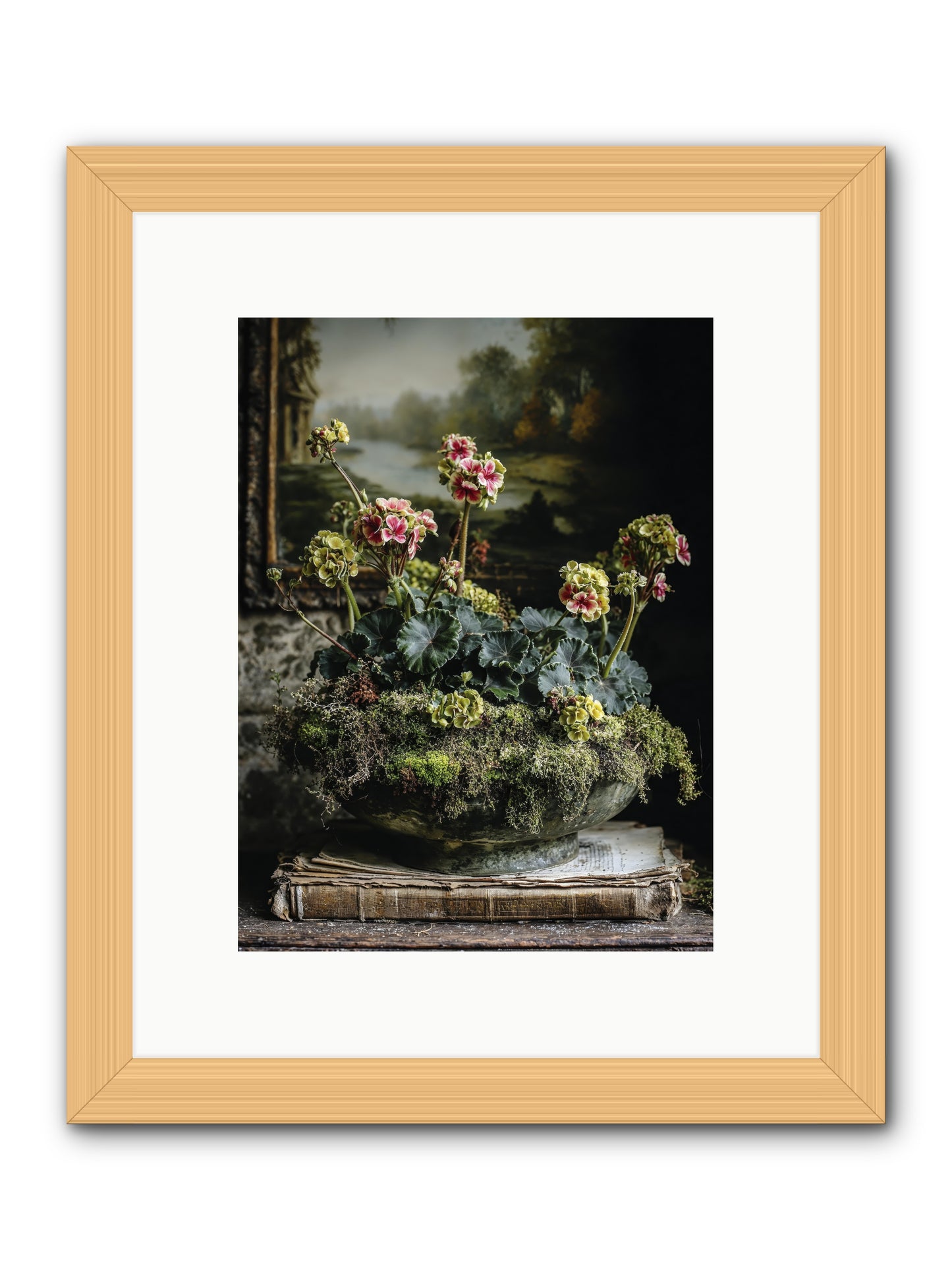 When Journey Rewrote Itself -- Framed Print - Natural 9x12