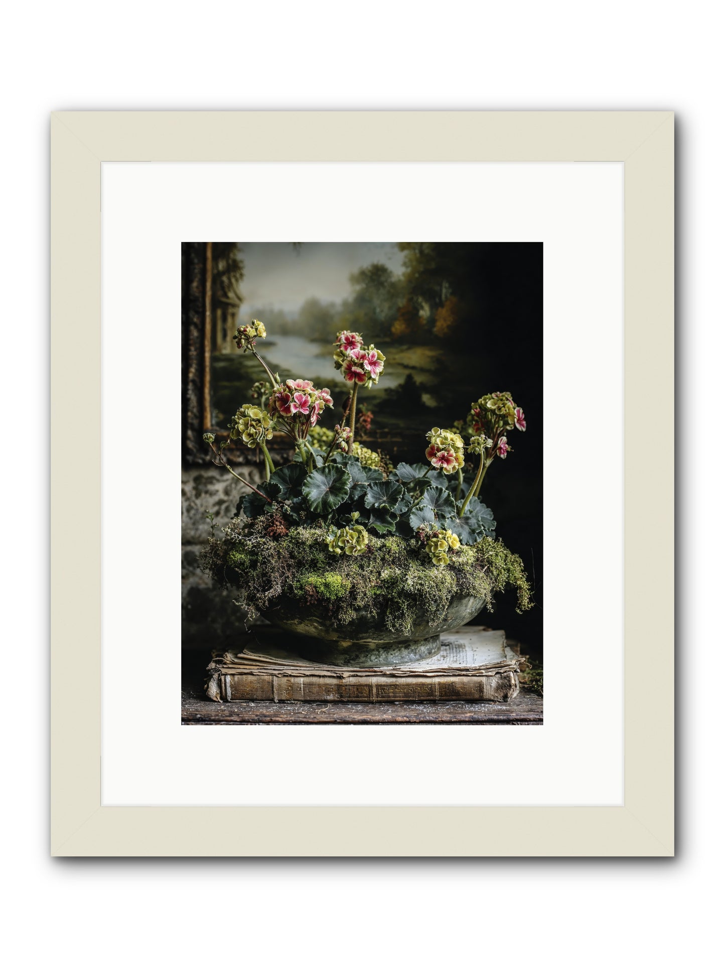 When Journey Rewrote Itself -- Framed Print - White 9x12